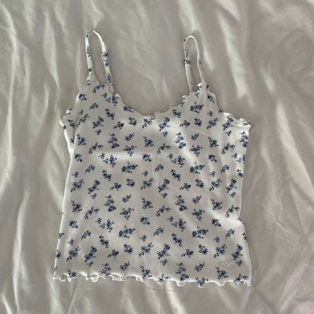 Hollister floral tank top